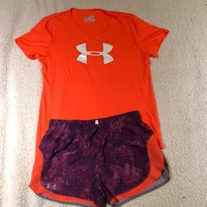 Set of Athletic Shorts and Shirt